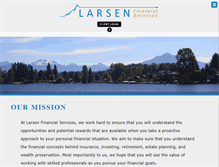 Tablet Screenshot of larsenfinancial.net